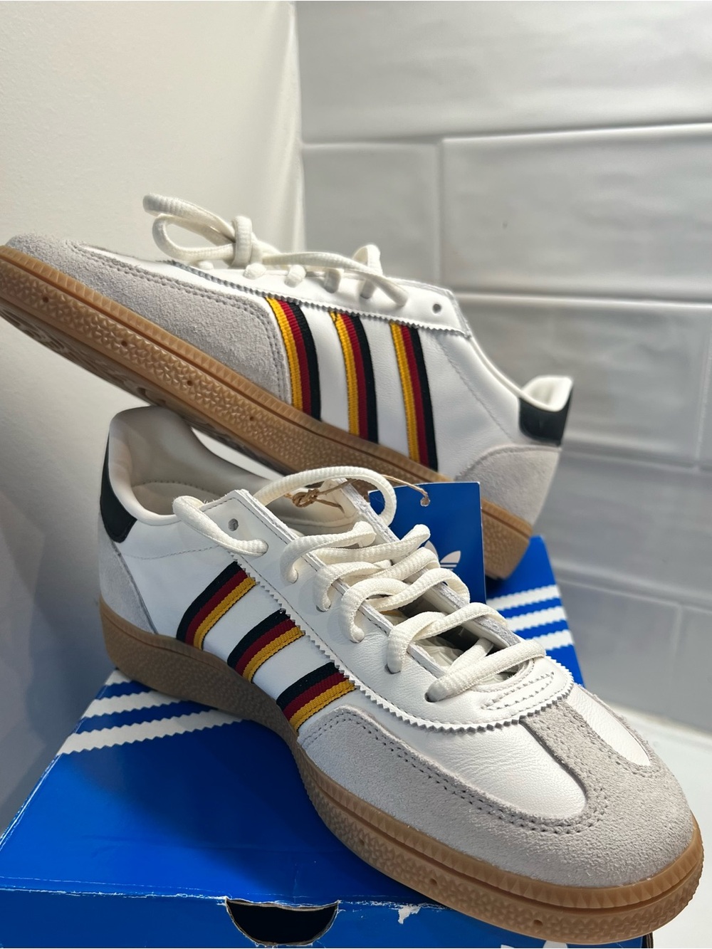 adidas Handball Spezial Germany White Men’s size 6.5 / Women size 8